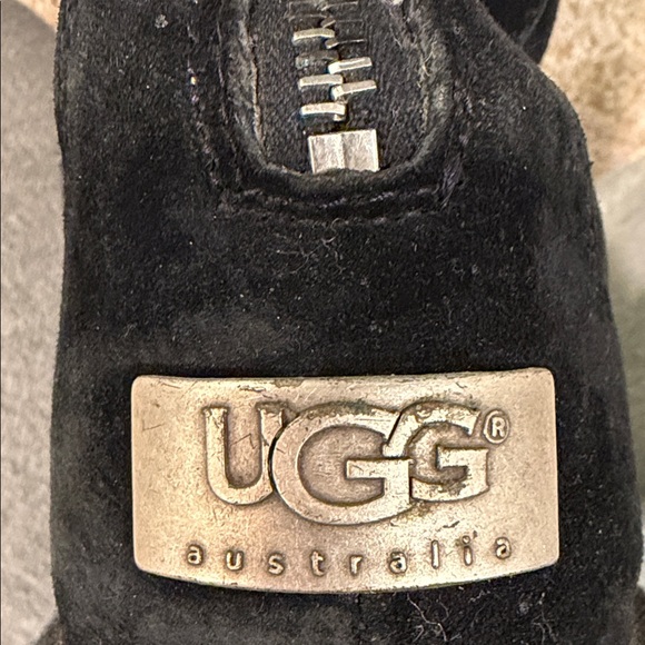 UGG Black Suede Boots - Picture 4 of 9